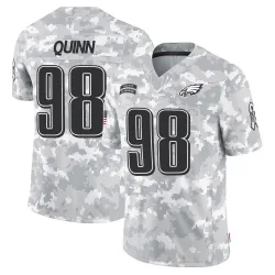Men's Robert Quinn Philadelphia Eagles No.98 Limited 2024 Salute to Service Jersey - Arctic Camo