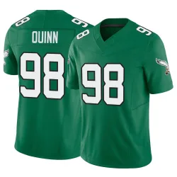 Men's Robert Quinn Philadelphia Eagles No.98 Limited Kelly Alternate Vapor F.U.S.E. Jersey - Green