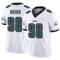 Men's Robert Quinn Philadelphia Eagles No.98 Limited Vapor F.U.S.E. Jersey - White