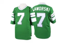 Men's Ron Jaworski Philadelphia Eagles No.7 Authentic Mitchell And Ness Throwback Jersey - Green