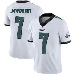 Men's Ron Jaworski Philadelphia Eagles No.7 Limited Vapor Untouchable Jersey - White