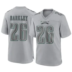 Men's Saquon Barkley Philadelphia Eagles No.26 Game Atmosphere Fashion Jersey - Gray