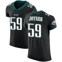 Men's Seth Joyner Philadelphia Eagles No.59 Elite Alternate Vapor Untouchable Jersey - Black