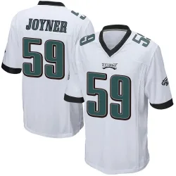 Men's Seth Joyner Philadelphia Eagles No.59 Game Jersey - White