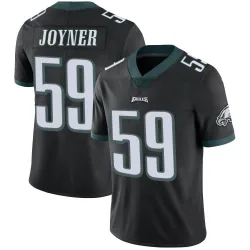 Men's Seth Joyner Philadelphia Eagles No.59 Limited Alternate Vapor Untouchable Jersey - Black