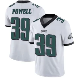 Men's ShunDerrick Powell Philadelphia Eagles No.39 Limited Vapor Untouchable Jersey - White