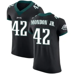 Men's Smael Mondon Jr. Philadelphia Eagles No.42 Elite Alternate Vapor Untouchable Jersey - Black