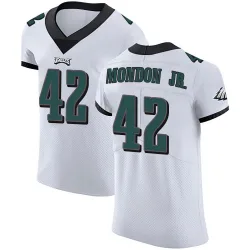 Men's Smael Mondon Jr. Philadelphia Eagles No.42 Elite Vapor Untouchable Jersey - White