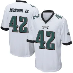 Men's Smael Mondon Jr. Philadelphia Eagles No.42 Game Jersey - White