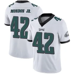 Men's Smael Mondon Jr. Philadelphia Eagles No.42 Limited Vapor Untouchable Jersey - White