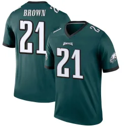 Men's Sydney Brown Philadelphia Eagles No.21 Legend Jersey - Green