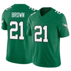 Men's Sydney Brown Philadelphia Eagles No.21 Limited Kelly Alternate Vapor F.U.S.E. Jersey - Green