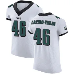Men's Tariq Castro-Fields Philadelphia Eagles No.46 Elite Vapor Untouchable Jersey - White