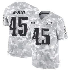 Men's Taylor Morin Philadelphia Eagles No.45 Limited 2024 Salute to Service Jersey - Arctic Camo