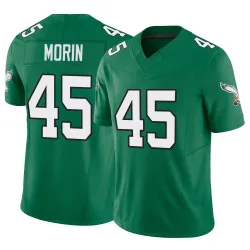 Men's Taylor Morin Philadelphia Eagles No.45 Limited Kelly Alternate Vapor F.U.S.E. Jersey - Green