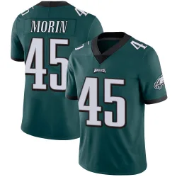 Men's Taylor Morin Philadelphia Eagles No.45 Limited Midnight Team Color Vapor Untouchable Jersey - Green