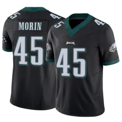 Men's Taylor Morin Philadelphia Eagles No.45 Limited Vapor F.U.S.E. Jersey - Black