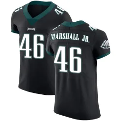 Men's Terrace Marshall Jr. Philadelphia Eagles No.46 Elite Alternate Vapor Untouchable Jersey - Black