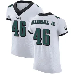 Men's Terrace Marshall Jr. Philadelphia Eagles No.46 Elite Vapor Untouchable Jersey - White