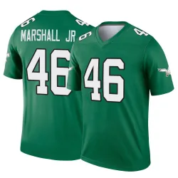 Men's Terrace Marshall Jr. Philadelphia Eagles No.46 Legend Kelly Alternate Jersey - Green