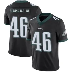 Men's Terrace Marshall Jr. Philadelphia Eagles No.46 Limited Alternate Vapor Untouchable Jersey - Black