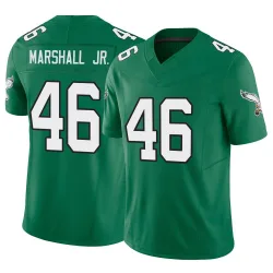 Men's Terrace Marshall Jr. Philadelphia Eagles No.46 Limited Kelly Alternate Vapor F.U.S.E. Jersey - Green