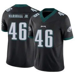 Men's Terrace Marshall Jr. Philadelphia Eagles No.46 Limited Vapor F.U.S.E. Jersey - Black