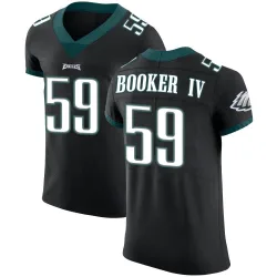Men's Thomas Booker IV Philadelphia Eagles No.59 Elite Alternate Vapor Untouchable Jersey - Black