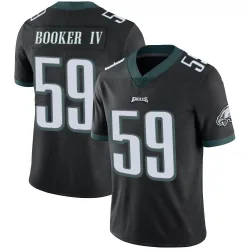 Men's Thomas Booker IV Philadelphia Eagles No.59 Limited Alternate Vapor Untouchable Jersey - Black