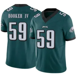 Men's Thomas Booker IV Philadelphia Eagles No.59 Limited Vapor F.U.S.E. Jersey - Green