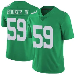 Men's Thomas Booker IV Philadelphia Eagles No.59 Limited Vapor Untouchable Jersey - Green