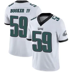 Men's Thomas Booker IV Philadelphia Eagles No.59 Limited Vapor Untouchable Jersey - White