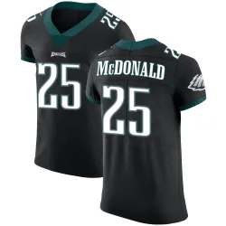Men's Tommy McDonald Philadelphia Eagles No.25 Elite Alternate Vapor Untouchable Jersey - Black