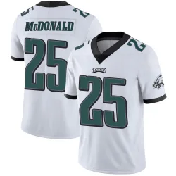 Men's Tommy McDonald Philadelphia Eagles No.25 Limited Vapor Untouchable Jersey - White