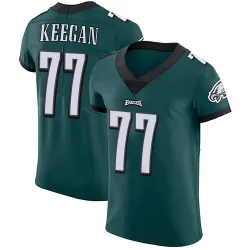 Men's Trevor Keegan Philadelphia Eagles No.77 Elite Midnight Team Color Vapor Untouchable Jersey - Green