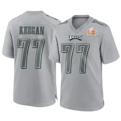 Men's Trevor Keegan Philadelphia Eagles No.77 Game Atmosphere Fashion Super Bowl LIX Jersey - Gray