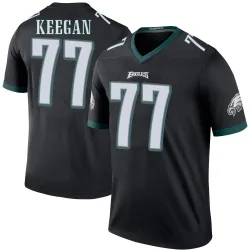Men's Trevor Keegan Philadelphia Eagles No.77 Legend Color Rush Jersey - Black