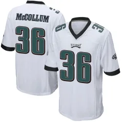 Men's Tristin McCollum Philadelphia Eagles No.36 Game Jersey - White