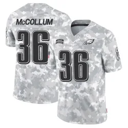 Men's Tristin McCollum Philadelphia Eagles No.36 Limited 2024 Salute to Service Jersey - Arctic Camo