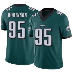 Men's Ty Robinson Philadelphia Eagles No.95 Limited Vapor F.U.S.E. Jersey - Green