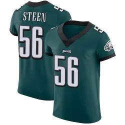 Men's Tyler Steen Philadelphia Eagles No.56 Elite Midnight Team Color Vapor Untouchable Jersey - Green