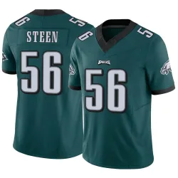 Men's Tyler Steen Philadelphia Eagles No.56 Limited Vapor F.U.S.E. Jersey - Green
