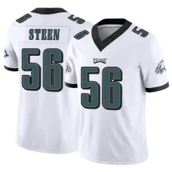 Men's Tyler Steen Philadelphia Eagles No.56 Limited Vapor F.U.S.E. Jersey - White