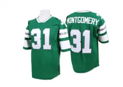Men's Wilbert Montgomery Philadelphia Eagles No.31 Authentic Mitchell And Ness Throwback Jersey - Green
