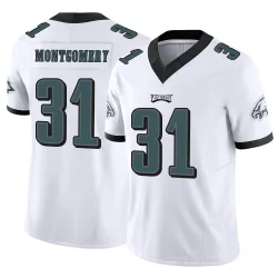 Men's Wilbert Montgomery Philadelphia Eagles No.31 Limited Vapor F.U.S.E. Jersey - White