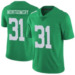 Men's Wilbert Montgomery Philadelphia Eagles No.31 Limited Vapor Untouchable Jersey - Green