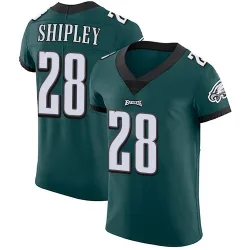 Men's Will Shipley Philadelphia Eagles No.28 Elite Midnight Team Color Vapor Untouchable Jersey - Green