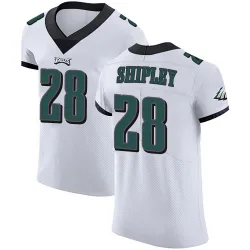 Men's Will Shipley Philadelphia Eagles No.28 Elite Vapor Untouchable Jersey - White