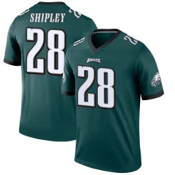 Men's Will Shipley Philadelphia Eagles No.28 Legend Jersey - Green