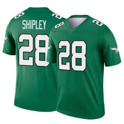 Men's Will Shipley Philadelphia Eagles No.28 Legend Kelly Alternate Jersey - Green